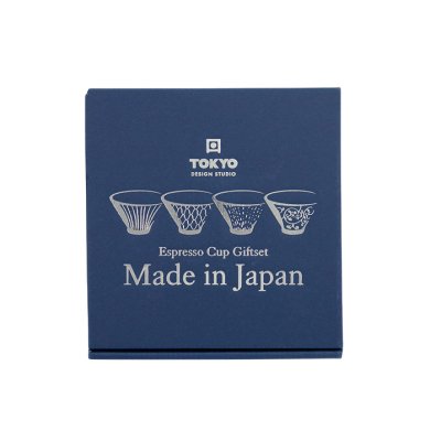 TDS, Mashiko Espresso Cup Giftset, 4-piece set, Ø 7.5x5.3cm, Item No. 34020