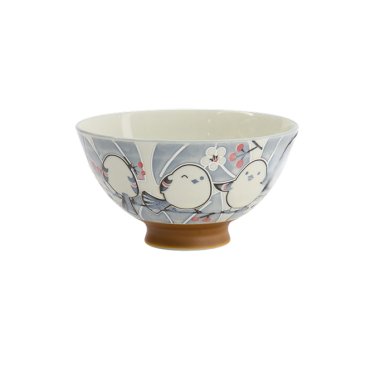 TDS, Reis Schale, Kawaii, Bird Grau, Ø 11,5x6,2cm, 300ml - Art Nr. 34034