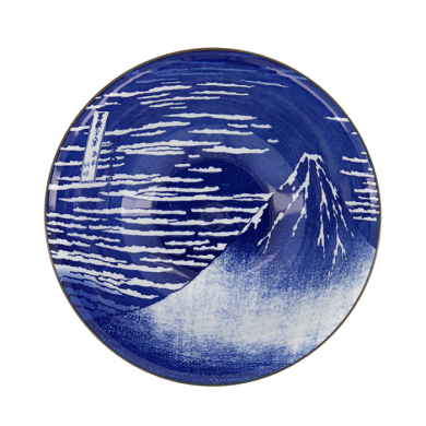 TDS, Ramen Bowl, Hokusai Fuji, White/Blue, Ø 21 x 8.5 cm - Item No. 34161