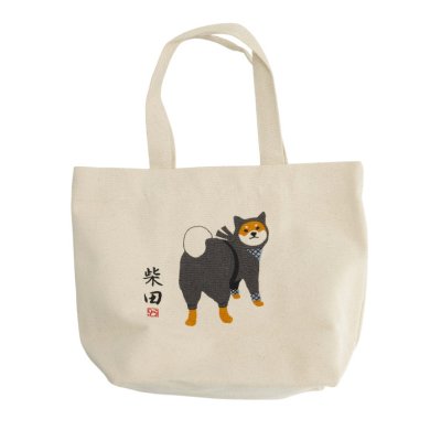 TDS, Kawaii Tote Bag, Ninja Shiba, 25 x 33 cm, Item No. 34163