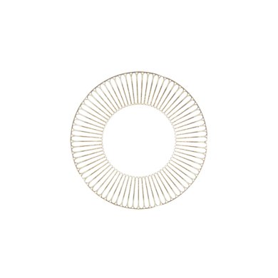 TDS, Deep Plate, Kosai White, Ø 22 x 4 cm, Item No. 34228