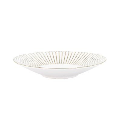 TDS, Deep Plate, Kosai White, Ø 22 x 4 cm, Item No. 34228