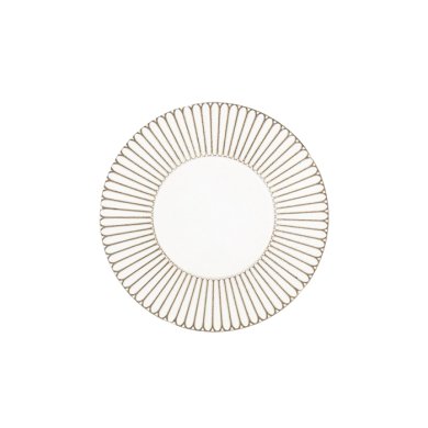 TDS, Plate, Kosai White, Ø 24x4.5cm - Item No. 34230
