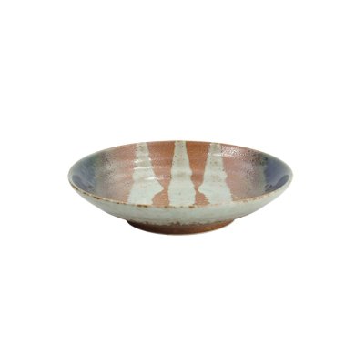 Deep Plate Suisho Aka-cha Brown, Porcelain, Ø 23 cm, Item No. 34251
