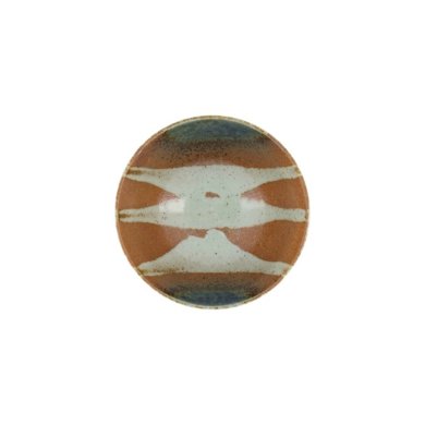 Rice Bowl with Rim Suisho Aka-cha Brown, Porcelain, 600 ml, Item No. 34253