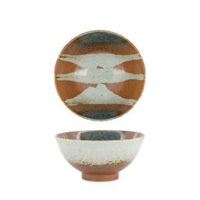 TDS, Suisho Bowl with rim, Aka-cha, Ø 16x8cm 600ml, Brown, Item No. 34253