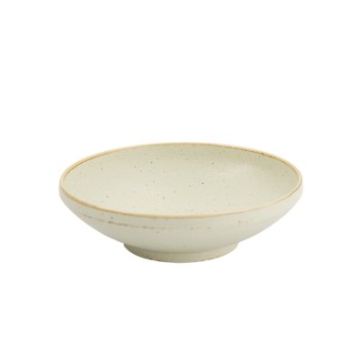 TDS, Plate, Umizuna Beige, Ø 21.5x4cm, Item No. 34287