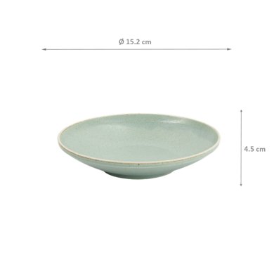 TDS, Bowl, Minto Green, Ø 15.2x4.5cm, Item No. 34296