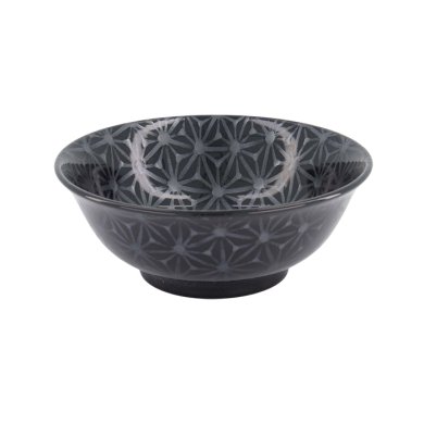 TDS, Ramen Bowl, Kuromonyo Asanoha, Ø 20.5x8 cm, 1200 ml, Item No. 617980