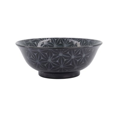 TDS, Ramen Bowl, Kuromonyo Asanoha, Ø 20.5x8 cm, 1200 ml, Item No. 617980