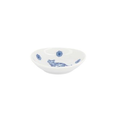 TDS, Saucenschale, Kawaii Hananeko Cat, Blau, Ø 9,8 x 2,5 cm- Art Nr. 618024