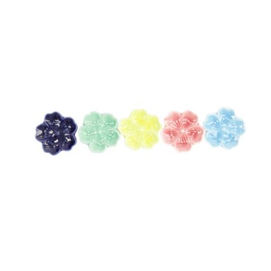 Essstäbchenablagen-Set Kawaii Sakura Bunt, 5-tlg., Porzellan, Art.-Nr. 618093