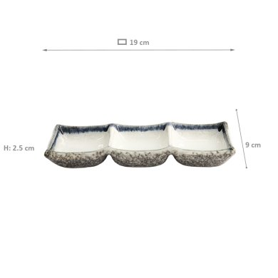 TDS, Dip Schale, Tajimi, 19 cm x 9 cm, Art.-Nr. 7456