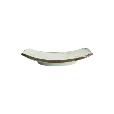 Sushi-Platte Green Cosmos, Steinzeug, 22 × 15 × 2,5 cm, Art.-Nr. 7805
