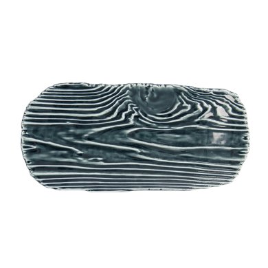 Serving Plate Mino Craft Grey, Blue, Stoneware, 31 × 14.5 cm, Item No. 7846
