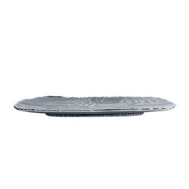 Serving Plate Mino Craft Grey, Blue, Stoneware, 31 × 14.5 cm, Item No. 7846