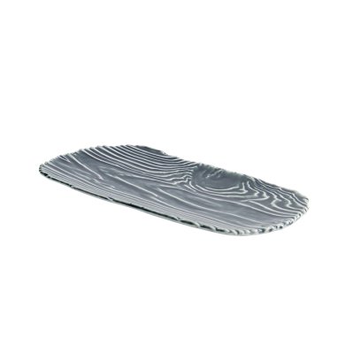 Serving Plate Mino Craft Grey, Blue, Stoneware, 31 × 14.5 cm, Item No. 7846