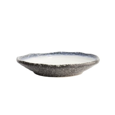 Teller Tajimi Blau/Grau/Weiß, Steinzeug, Ø 18 cm, Art.-Nr. 7992