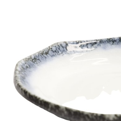 Teller Tajimi Blau/Grau/Weiß, Steinzeug, Ø 18 cm, Art.-Nr. 7992
