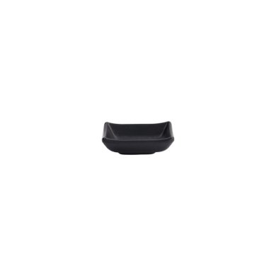Sauce Bowl Black, Melamine, 9.2 × 6.9 × 3.1 cm, Item No. 8017