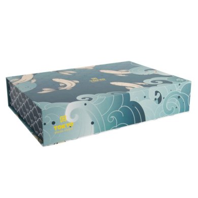 Sushi-Set Glassy Turquoise Schwarz, 8-tlg., Steinzeug, Art.-Nr. 8154