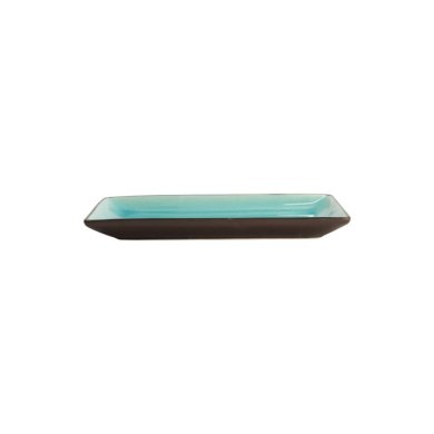 Sushi Plate Glassy Turquoise, 21.5 × 12.7 cm, Item No. 8167