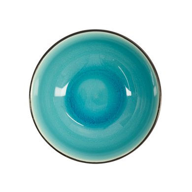 TDS, Glass Bowl, Turquoise, Ø 13x7.5 cm, 360ml, Item No. 8170