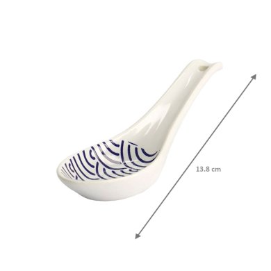 TDS, Suppenlöffel, Nippon Blue, Waves, 13,8 cm - Art Nr. 8767