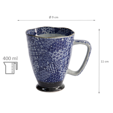 TDS, Mug, Handmade, 400 ml, Item No. 8872