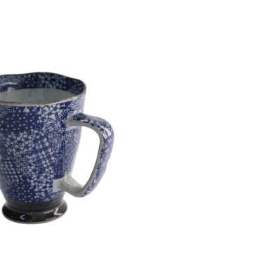 Mug Kimono Blue, Stoneware, 400 ml, Item No. 8872