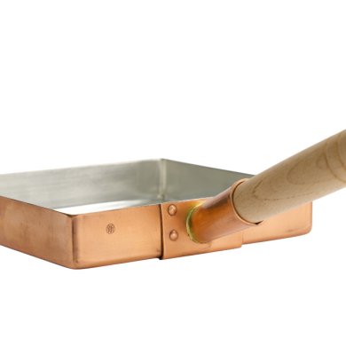 TDS, Copper Tamago Pan, Kitchenware, 18 cm, Item No. 9903