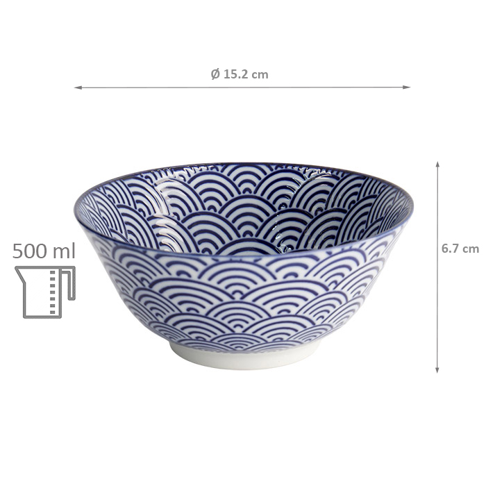 Tayo Bowl, Nippon Blue, Ø 15,2 cm - TDS