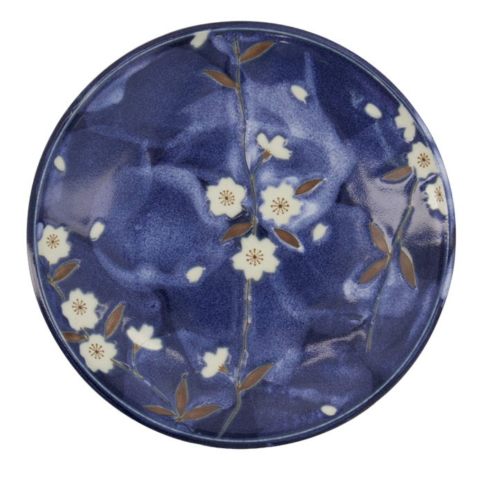 Plate, Blue Sakura, Ø 19.5 cm, Item No. 17302 - TDS