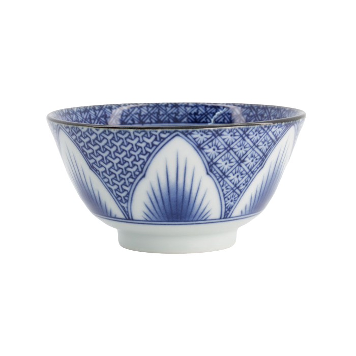 TOKYO DESIGN STUDIO Lily Flower Small Tayo Bowl Red 13.5*6.8 cm 300ml