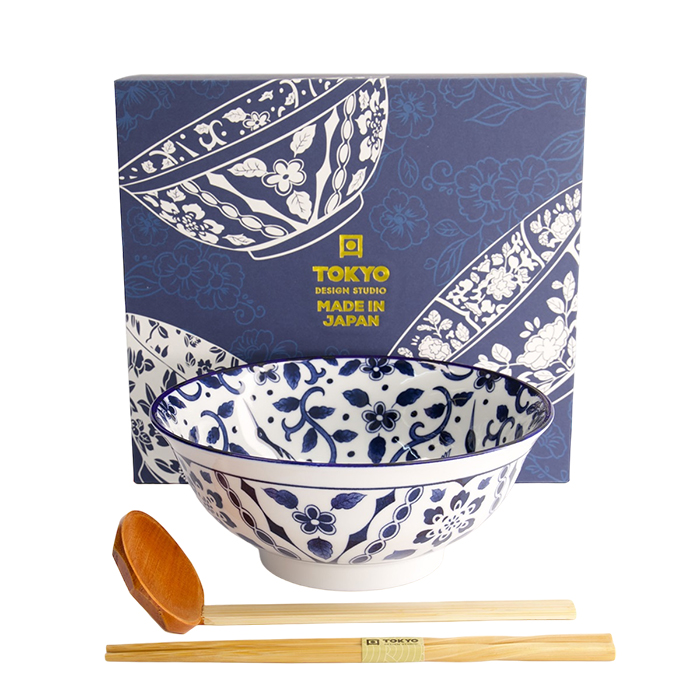 Ramen Gift Set with Bowls & Chopsticks