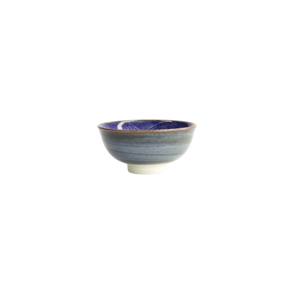Bowl Seigaiha Blue, Porcelain, 300 ml, Item No. 14154