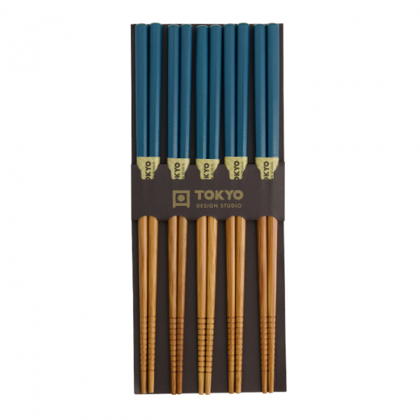 Bamboo Petrol Chopstick Set at Tokyo Design Studio 