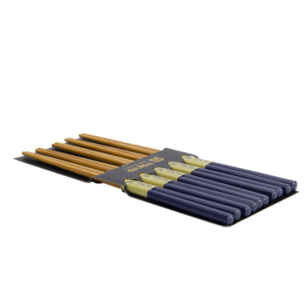 TDS, 5 Paar Essstäbchen, Bamboo Blau, Art.-Nr. 14462