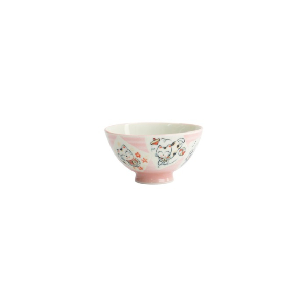 Bowl Kawaii Katze Neko Pink, Porcelain, 300 ml, Item No. 14973