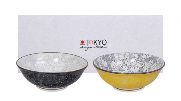 Mixed Bowls Sakura 2 Schalen Set bei Tokyo Design Studio (Bild 1 von 4)