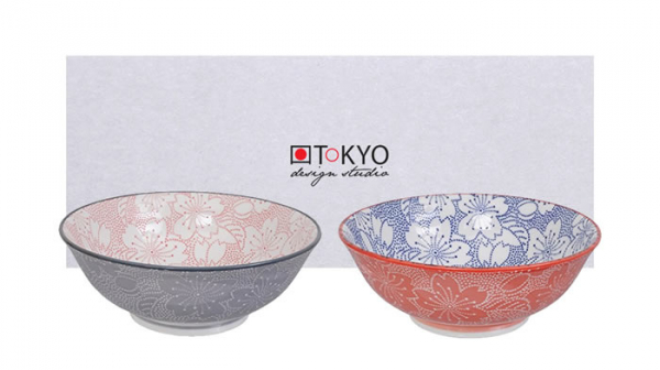Mixed Bowls Sakura 2 Schalen Set bei Tokyo Design Studio (Bild 1 von 4)
