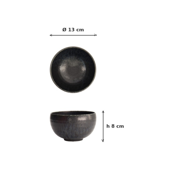 Schale Onyx Noir, Steinzeug, 640 ml, Art.-Nr. 15539