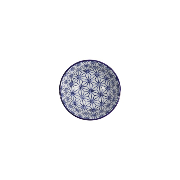 Rice Bowl Nippon Blue Stars, Porcelain, 300 ml, Item No. 16005