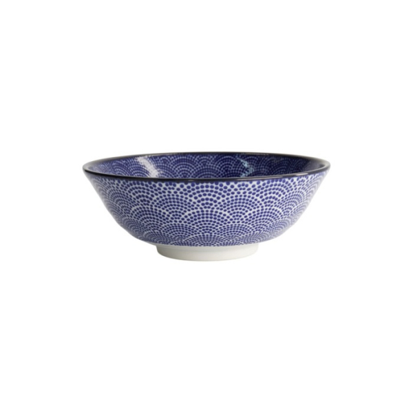 Ramenschale Soba Nippon Blue Dots, Porzellan, 1 L, Art.-Nr. 16013