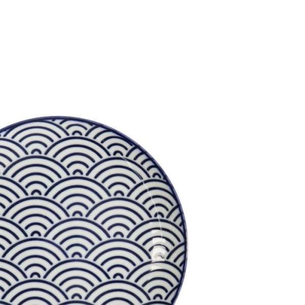 Teller Nippon Blue Waves, Porzellan, Ø 16 cm, Art.-Nr. 16018