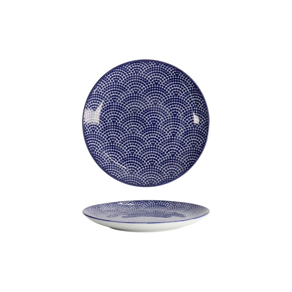 Plate Nippon Blue Dots, Porcelain, &Oslash; 16 cm