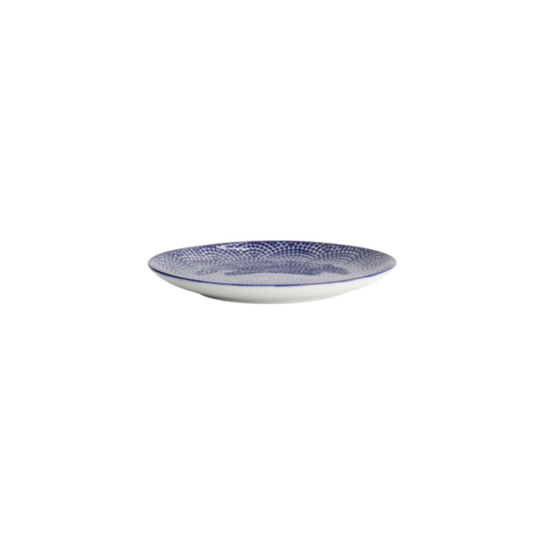 Plate Nippon Blue Dots, Porcelain, Ø 16 cm, Item No. 16019