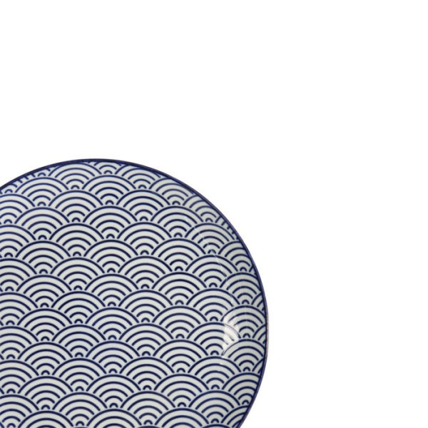 Teller Nippon Blue Waves, Porzellan, Ø 25,7 cm, Art.-Nr. 16024