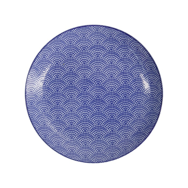 Plate Nippon Blue Dots, Porcelain, Ø 25.7 cm, Item No. 16025