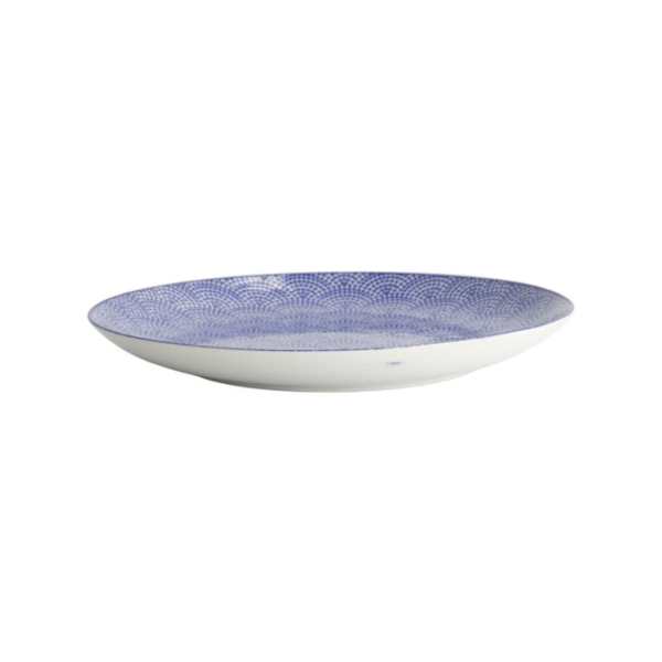 Plate Nippon Blue Dots, Porcelain, Ø 25.7 cm, Item No. 16025